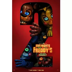 Five Nights at Freddy's 2 RED Version ORIGINAL MOVIE FILM CINEMA PRINT PREMIUM POSTER