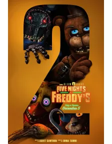 Five Nights at Freddy's 2 Orange Version ORIGINAL MOVIE FILM CINEMA PRINT PREMIUM POSTER