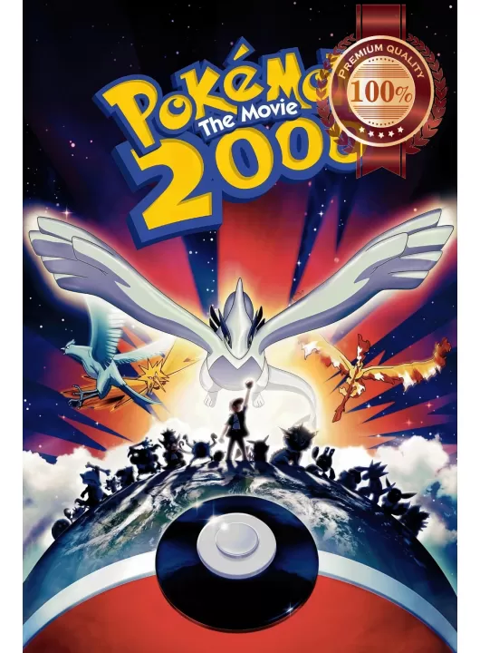 POKEMON THE MOVIE 2000 CINEMA FILM MOVIE PRINT PREMIUM POSTER
