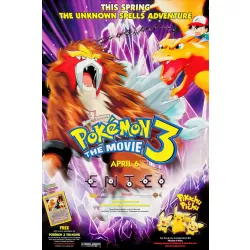 POKEMON 3 THE MOVIE CINEMA FILM MOVIE PRINT PREMIUM POSTER