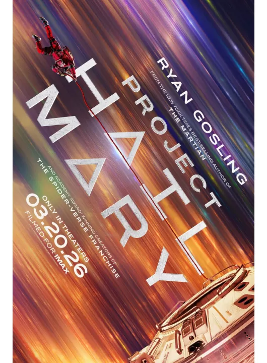 Project Hail Mary 2026 Sci-fi - Adventure ORIGINAL MOVIE FILM CINEMA PRINT PREMIUM POSTER