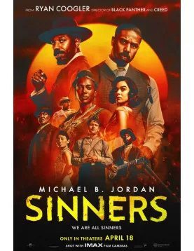 Sinners 2025 Horror Action ORIGINAL MOVIE FILM CINEMA PRINT PREMIUM POSTER