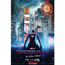 SPIDER-MAN NO WAY HOME 2021 V2 4DX ORIGINAL CINEMA MOVIE PRINT PREMIUM POSTER