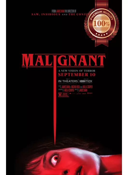 MALIGNANT 2021 HORROR ORIGINAL OFFICIAL CINEMA MOVIE FILM PRINT PREMIUM POSTER