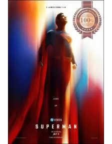 SUPERMAN 2025 TEASER LOOK UP ORIGINAL MOVIE CINEMA PRINT PREMIUM POSTER