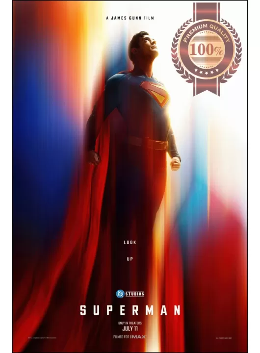 SUPERMAN 2025 TEASER LOOK UP ORIGINAL MOVIE CINEMA PRINT PREMIUM POSTER SUPERMAN 2025 TEASER LOOK UP ORIGINAL MOVIE CINEMA PRINT PREMIUM POSTER
