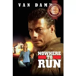 NOWHERE TO RUN 1993 90s VAN DAMME ORIGINAL CINEMA MOVIE PRINT PREMIUM POSTER