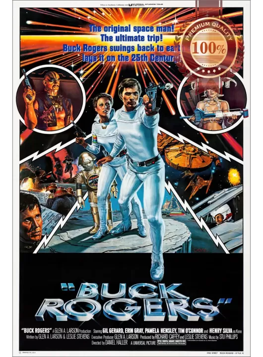 BUCK ROGERS IN THE 25TH CENTURY 1979 ORIGINAL CINEMA MOVIE PRINT PREMIUM POSTER