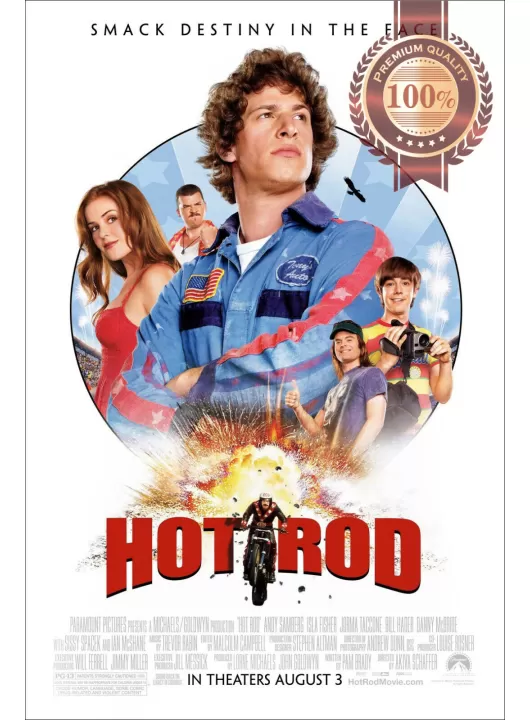 HOT ROD 2007 OFFICIAL ORIGINAL CINEMA MOVIE FILM PRINT PREMIUM POSTER