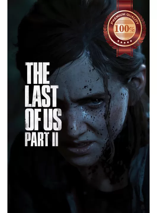 THE LAST OF US : PART 2 II ORIGINAL OFFICIAL VIDEO GAME ART PRINT PREMIUM POSTER