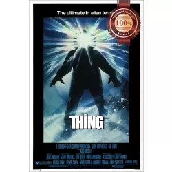 THE THING JOHN CARPENTER OFFICIAL ORIGINAL MOVIE FILM PRINT PREMIUM POSTER