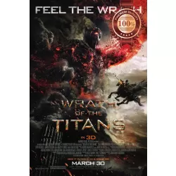 WRATH OF THE TITANS 2012 FILM MOVIE ORIGINAL CINEMA PRINT PREMIUM POSTER