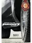 FURIOUS 7 THE FAST AND ORIGINAL OFFICIAL CINEMA MOVIE PRINT PREMIUM POSTER