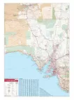 DETAILED SOUTH AUSTRALIA SA STATE ROADS MAP OF AUS WALL CHART PREMIUM POSTER