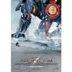 PACIFIC RIM 2013 DAMAGED JAEGER ON BEACH FILM MOVIE CINEMA PRINT PREMIUM POSTER