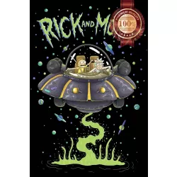 RICK AND MORTY SPACE SHIP DUMP ART TV SHOW ARTWORK DRAWING PRINT PREMIUM POSTER