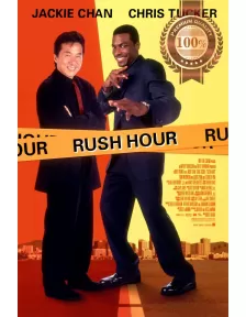 RUSH HOUR 1998 90s 1 ONE I OFFICIAL FILM MOVIE ORIGINAL CINEMA PRINT PREMIUM POSTER