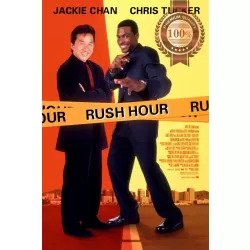 RUSH HOUR 1 ONE I OFFICIAL FILM MOVIE ORIGINAL CINEMA PRINT PREMIUM POSTER