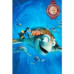 FINDING NEMO V2 DORY TURTLES MOVIE HOME DECOR WALL ART PRINT - PREMIUM POSTER