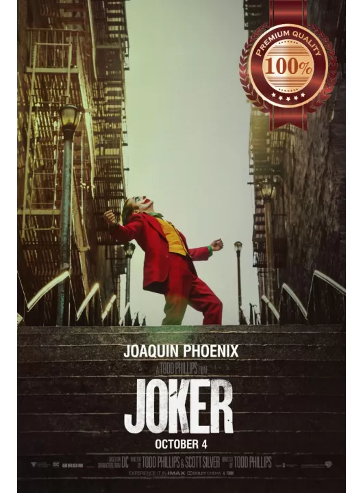 JOKER 2019 DANCING DC OFFICIAL ORIGINAL CINEMA MOVIE FILM PRINT PREMIUM POSTER