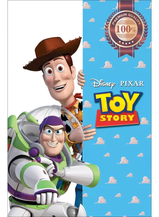 TOY STORY 1 ONE 90s 1995 WOODY BUZZ ORIGINAL FILM MOVIE PRINT PREMIUM POSTER TOY STORY 1 ONE 90s 1995 WOODY BUZZ ORIGINAL FILM MOVIE PRINT PREMIUM POSTER
