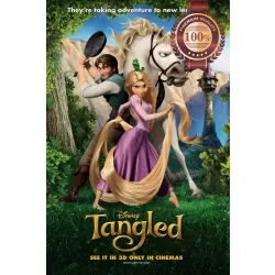 TANGLED DISNEY CARTOON OFFICIAL ART ORIGINAL MOVIE FILM PRINT PREMIUM POSTER