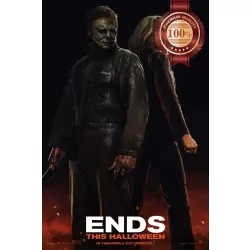 HALLOWEEN ENDS 2022 MAIN OFFICIAL ORIGINAL CINEMA MOVIE PRINT PREMIUM POSTER