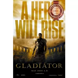 THE GLADIATOR RUSSELL CROWE ORIGINAL CINEMA MOVIE FILM PRINT PREMIUM POSTER