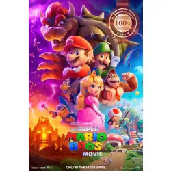 THE SUPER MARIO BROS MOVIE 2023 ORIGINAL OFFICIAL CINEMA PRINT PREMIUM POSTER