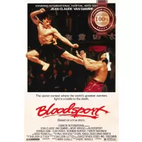 BLOODSPORT VAN DAMME 1988 80s CINEMA MOVIE ORIGINAL PRINT PREMIUM POSTER