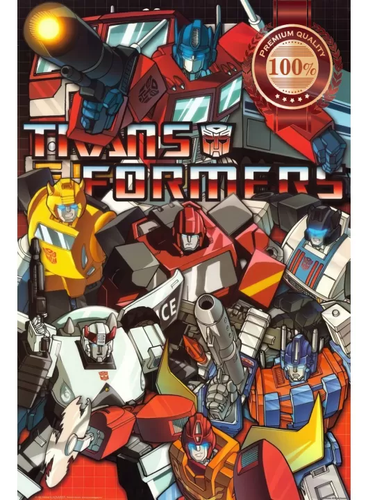 THE TRANSFORMERS AUTOBOTS 1984 80s CHARACTERS ART MOVIE PRINT PREMIUM POSTER THE TRANSFORMERS AUTOBOTS 1984 80s CHARACTERS ART MOVIE PRINT PREMIUM POSTER