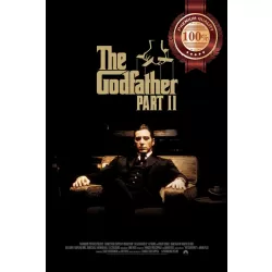 THE GODFATHER 2 II 1974 SITTING ORIGINAL CINEMA MOVIE PRINT PREMIUM POSTER