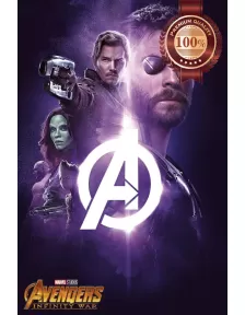 INFINITY WAR HEROES PURPLE AVENGERS CINEMA MOVIE FILM PRINT PREMIUM POSTER