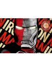LARGE IRONMAN IRON MAN DESIGN MARVEL BACKGROUND MOVIE HOME WALL ART PRINT POSTER