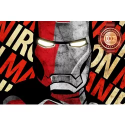 LARGE IRONMAN IRON MAN DESIGN MARVEL BACKGROUND MOVIE HOME WALL ART PRINT POSTER