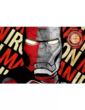 LARGE IRONMAN IRON MAN DESIGN MARVEL BACKGROUND MOVIE HOME WALL ART PRINT POSTER