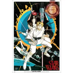 A NEW HOPE STAR WARS IV 4 HOWARD CHAYKIN ART ORIGINAL MOVIE PRINT PREMIUM POSTER