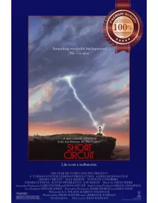 SHORT CIRCUIT 1986 80s OFFICIAL ORIGINAL CINEMA MOVIE PRINT PREMIUM POSTER