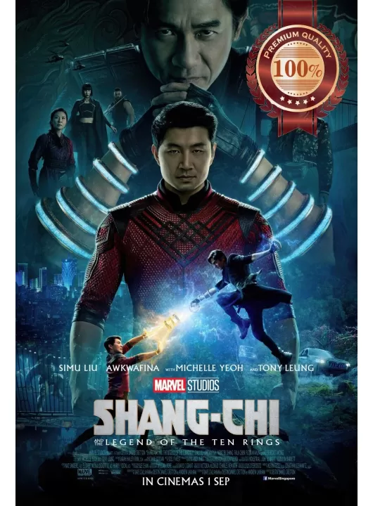 SHANG-CHI AND THE LEGEND OF TEN RINGS ORIGINAL CINEMA MOVIE PRINT PREMIUM POSTER