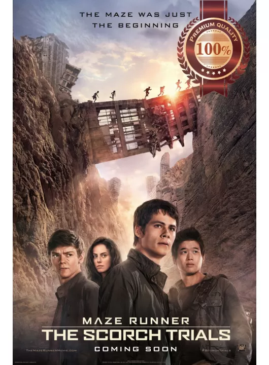 THE MAZE RUNNER THE SCORCH TRIALS 2015 MOVIE ORIGINAL CINEMA PRINT PREMIUM POSTER THE MAZE RUNNER THE SCORCH TRIALS 2015 MOVIE ORIGINAL CINEMA PRINT PREMIUM POSTER
