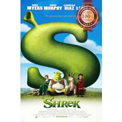 SHREK 2001 V2 SITTING ORIGINAL OFFICIAL CINEMA MOVIE PRINT PREMIUM POSTER