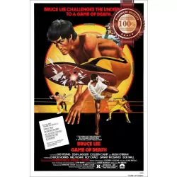 GAME OF DEATH BRUCE LEE 1978 70s ORIGINAL CINEMA FILM MOVIE PRINT PREMIUM POSTER