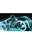 TRON LEGACY MOVIE FILM LIGHT CYCLE BIKE RIDER WALL ART PRINT PREMIUM POSTER