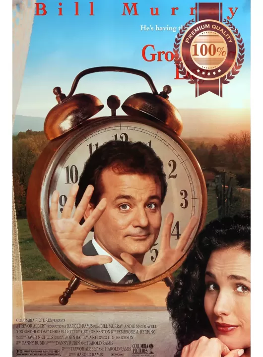 GROUNDHOG DAY CLASSIC MOVIE BILL MURRAY HOME ART PHOTO PRINT PREMIUM POSTER GROUNDHOG DAY CLASSIC MOVIE BILL MURRAY HOME ART PHOTO PRINT PREMIUM POSTER