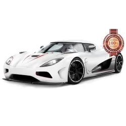 KOENIGSEGG AGERA R WHITE SPORTS SUPER DREAM CAR PHOTO PRINT PREMIUM POSTER