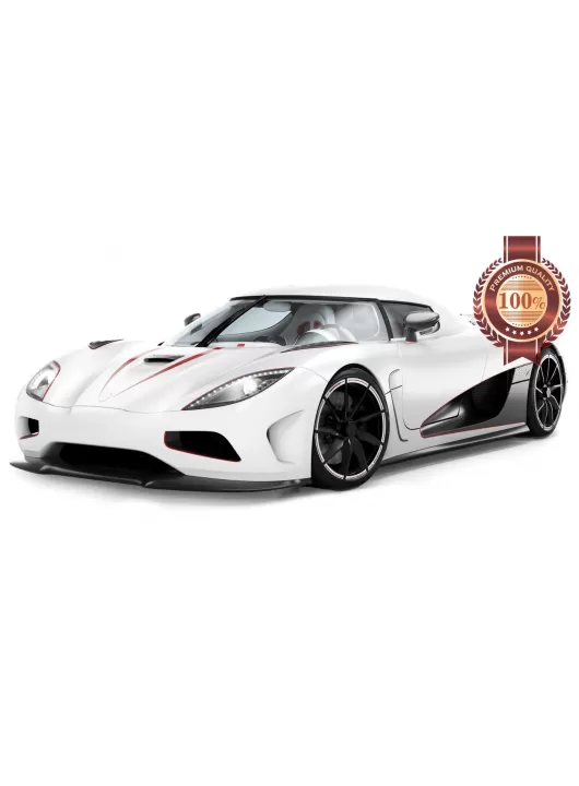 KOENIGSEGG AGERA R WHITE SPORTS SUPER DREAM CAR PHOTO PRINT PREMIUM POSTER