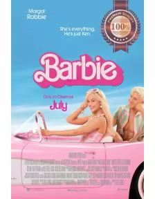 THE BARBIE MOVIE 2023 THEATRICAL ORIGINAL CINEMA FILM PRINT PREMIUM POSTER