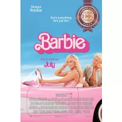 THE BARBIE MOVIE 2023 THEATRICAL ORIGINAL CINEMA FILM PRINT PREMIUM POSTER