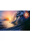 WAVE TUBE BREAKING SUNSET CRASHING SURF SEA SPRAY PHOTO PRINT PREMIUM POSTER WAVE TUBE BREAKING SUNSET CRASHING SURF SEA SPRAY PHOTO PRINT PREMIUM POSTER