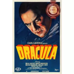 DRACULA 1931 30s ORIGINAL OFFICIAL CINEMA ART FILM MOVIE PRINT PREMIUM POSTER